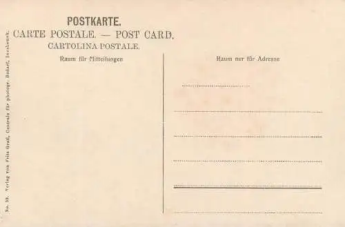 Postcard Austria Tirol Innsbruck Rennplatz