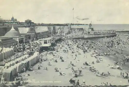 Postcard Uk England Palm Bay cliftonville looking west