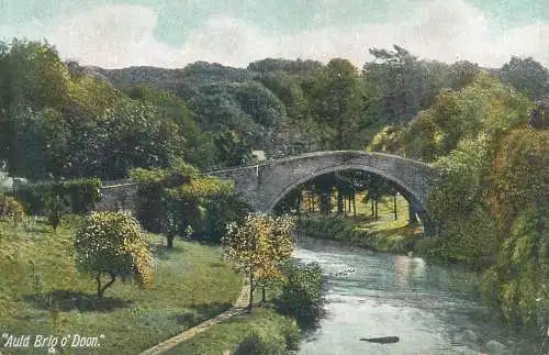 Postcard Scotland  Brig o' Doon