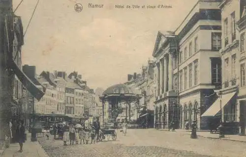 Postcard United Kingdom England Namur hotel de Ville et place d'Armes