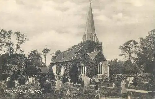 Postcard United Kingdom England Parishes: Stoke Poges