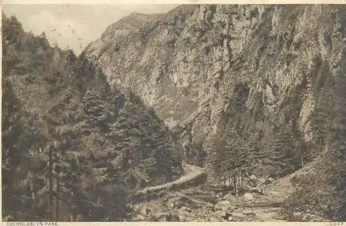 Postcard UK Wales  Aberglaslyn Pass