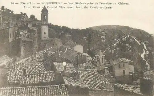 Postcard France Roquebrune Cote d'Azur