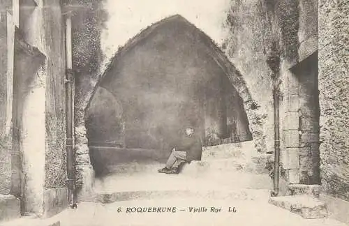 Postcard France Roquebrune vieille Rye