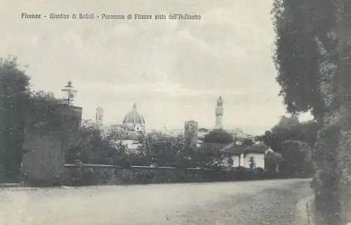 Postcard Italy > Toscana > Firenze (Florence) giardino di Boboli