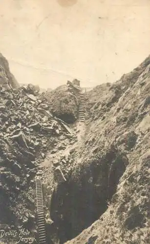 Postcard UK Jersey Devils hole