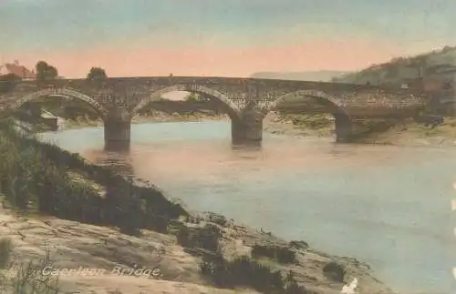 Postcard UK Wales Caerleon Bridge