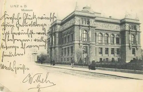 AK Linz an der Donau - Museum 1903