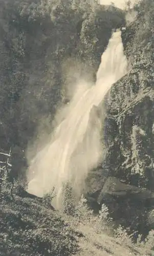 Postcard Norway sivlefos waterfall