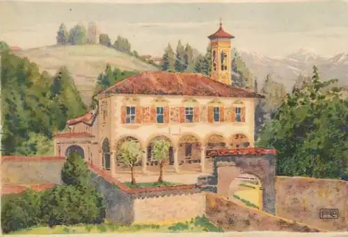 Postcard Italy Lugano chiesa di Loreto