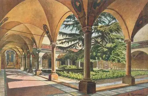 Postcard Italy > Toscana > Firenze (Florence) chiostro di S. Marco