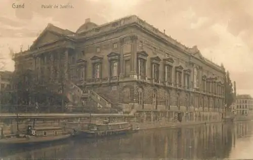 Postcard Belgium gand palais de justice