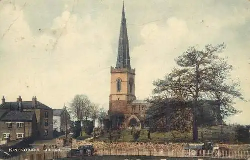 Postcard Uk England Oxford Kingsthorpe church