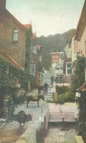 Postcard UK England Clovelly hgh street