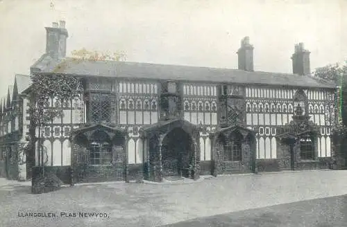 Postcard UK Wales  Llangollen Plas Newydd
