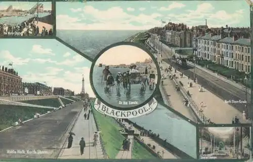 Postcard UK england Blackpool