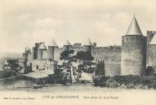 Postcard France Cite de Carcassonne