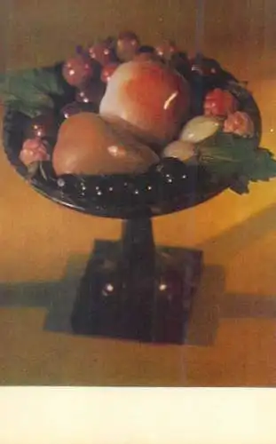 Postcard Russia fruit bowl