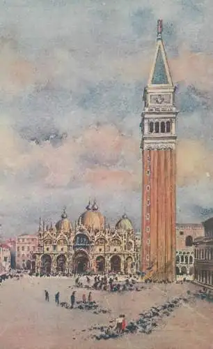 Postcard Italy > Veneto > Venezia (Venice) Place Saint Marc and the campanile