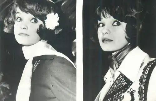 Postcard movie star Margareta Paslaru actrita si cantareata