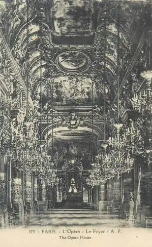 France Paris L'Opera Le Foyer