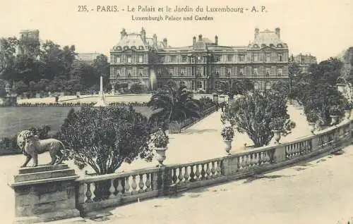 France Paris Le Palais & Jardin du Luxembourg