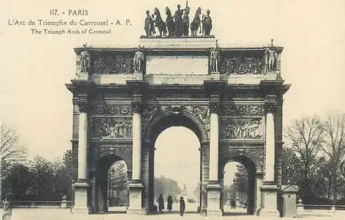 France Paris L'Arc de Triomphe de Carrousel