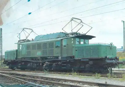Postcard transportation train locomotive Ellok Baureihe E94