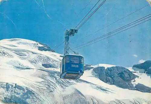 Postcard Switzerland Engelberg Zentralschweiz teleferique