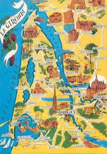 Postcard France la Gironde