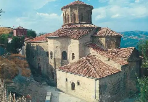 Postcard Greece Meteora monastery of the Great Meteoron