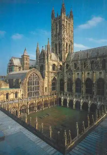 Postcard United Kingdom England Canterbury cathedral