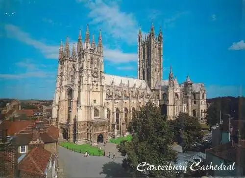 Postcard United Kingdom England Canterbury cathedral