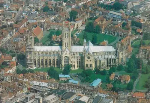 Postcard Uk England Canterbury cathedral