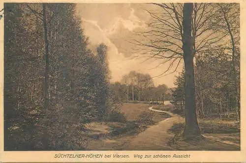 Germany Suchtelner-Hohen bei Viersen. Weg zur schonen Aussicht