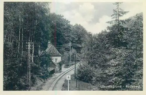 Germany Lossmitzgrund Radebul railway