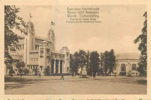 Belgium Antwerpen Exposition Internationale 1930 Pavillon du Congo Belge