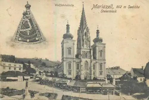 Austria Mariazell Wallfahrtskirche u. Madonna