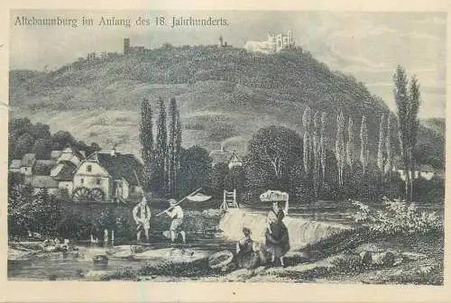 Germany Altebaumburg im Anfang des 18 Jahrhunderts