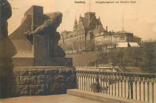 Germany Hamburg Navigationsschule mit Wiezel's Hotel