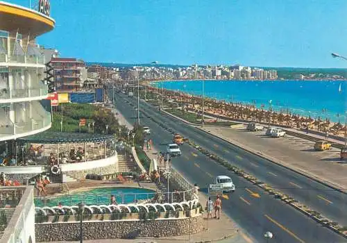 Postcard Spain > Islas Baleares > Mallorca playa de palma