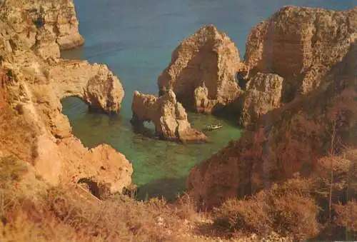 Postcard Portugal Algarve the shoe