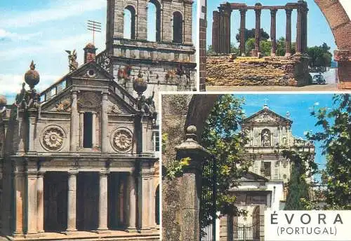 Postcard Portugal Evora Notre Dame de la Grace
