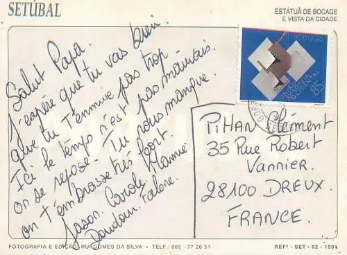 Postcard Portugal Setúbal
