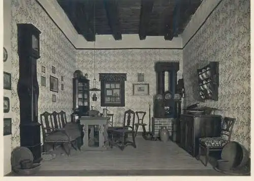 Postcard Germany Haus der Heimat Stadt museum Meissen Winzerstube