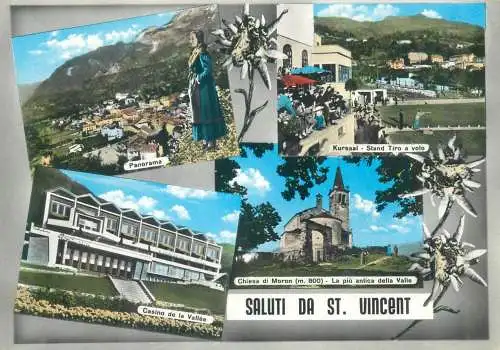 Postcard Italy St. Vincent rip vietata