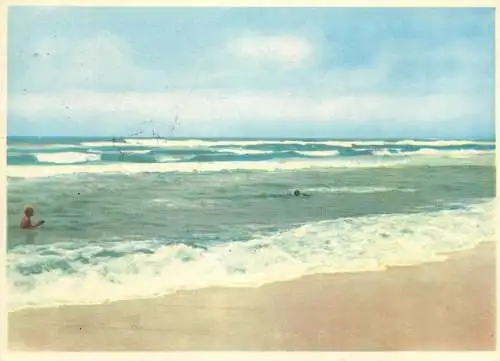 Postcard Denmark Vestrerhavet Vejers