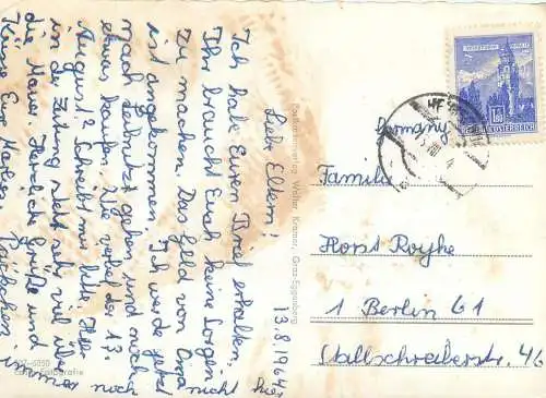 Postcard Austria Leibnitz Steiermark multi view
