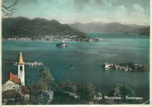 Postcard Italy Lago Maggiore