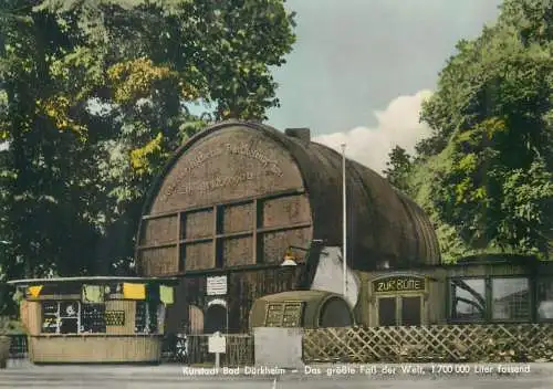 Postcard Germany Kurstadt Bad Durkheim 1962
